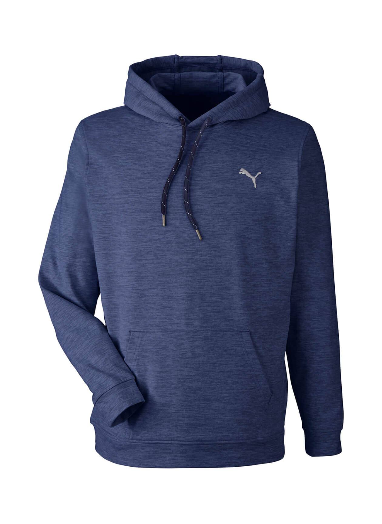 PUMA Men's Cloudspun Progress Hooded Sweatshirt - Navy 3XL