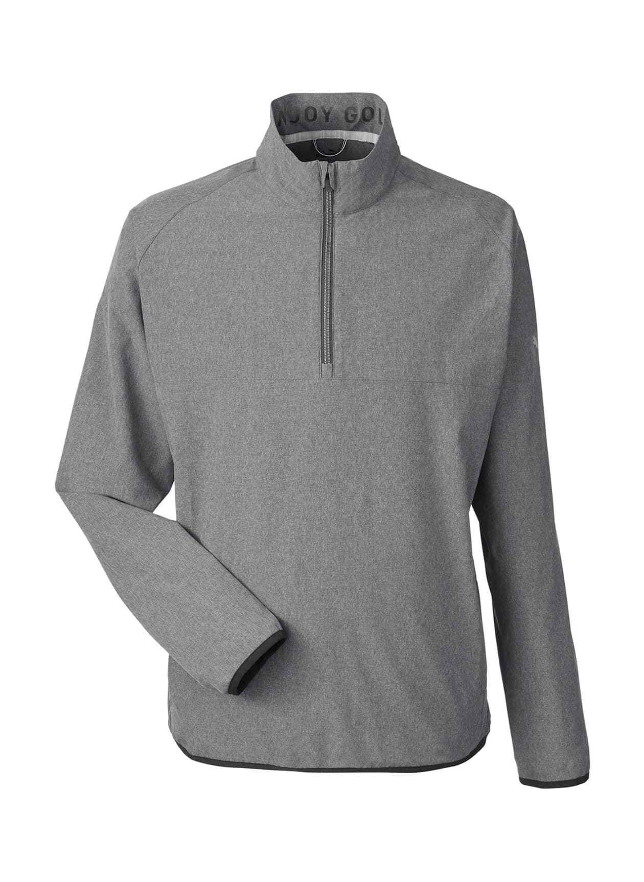 PUMA Men's Coastal Woven Quarter-Zip - Black 3XL
