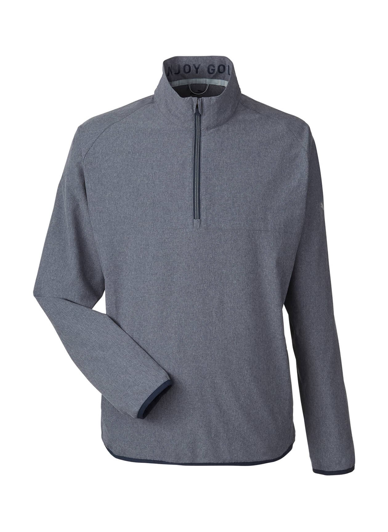 PUMA Men's Coastal Woven Quarter-Zip - Navy 3XL