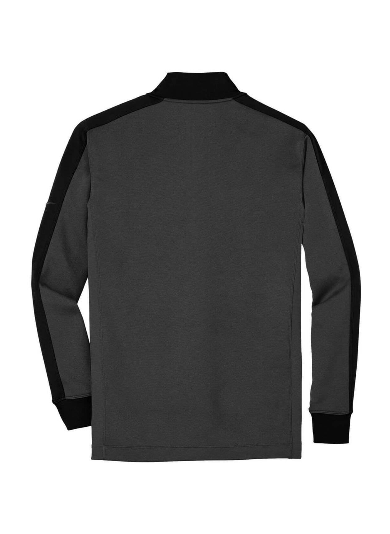 Nike Men's Dri-FIT Striped Collar Half-Zip - Anthracite Heather / Black 3XL