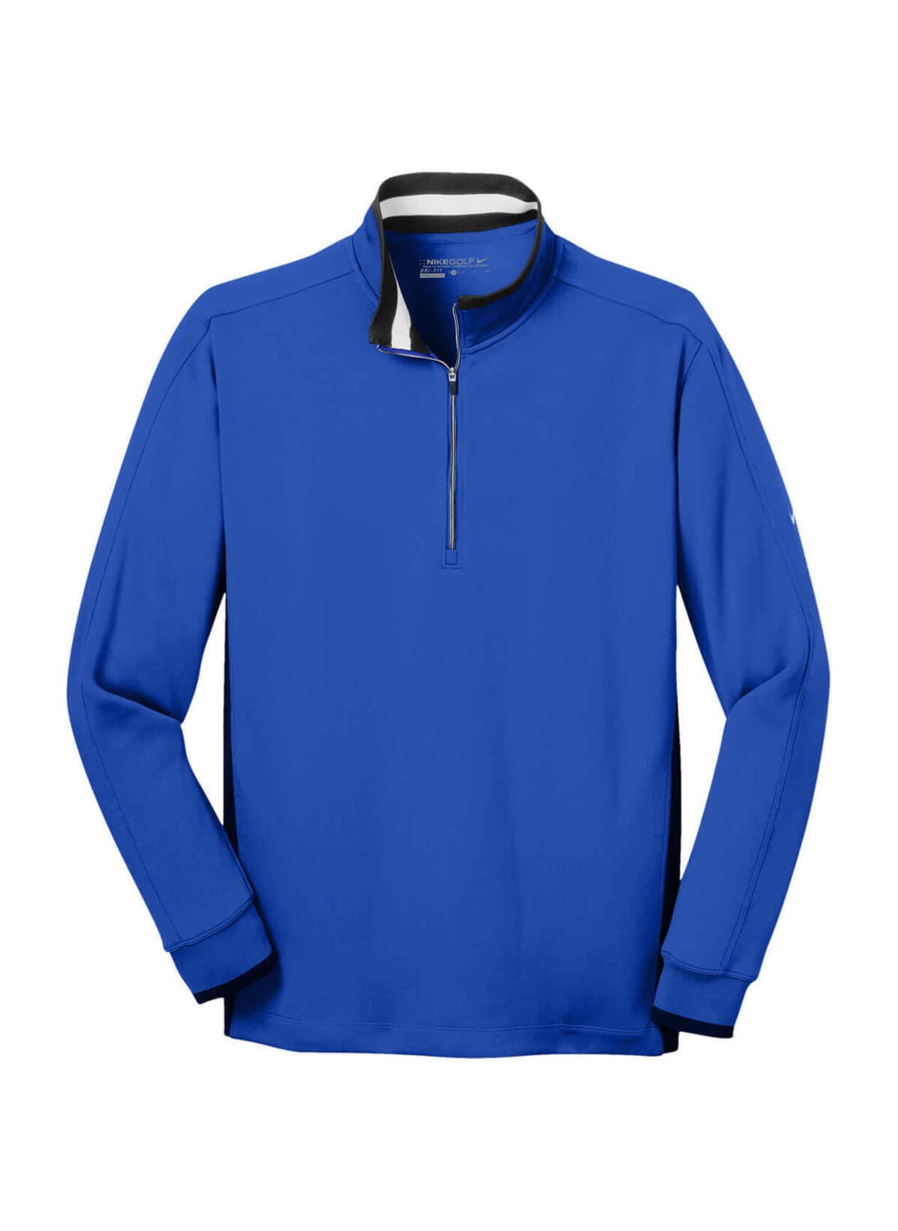 Nike Men's Dri-FIT Striped Collar Half-Zip - Blue 3XL
