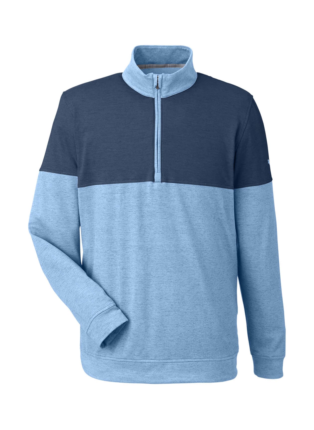PUMA Men's Cloudspun Warm Up Quarter-Zip - Cyan 3XL
