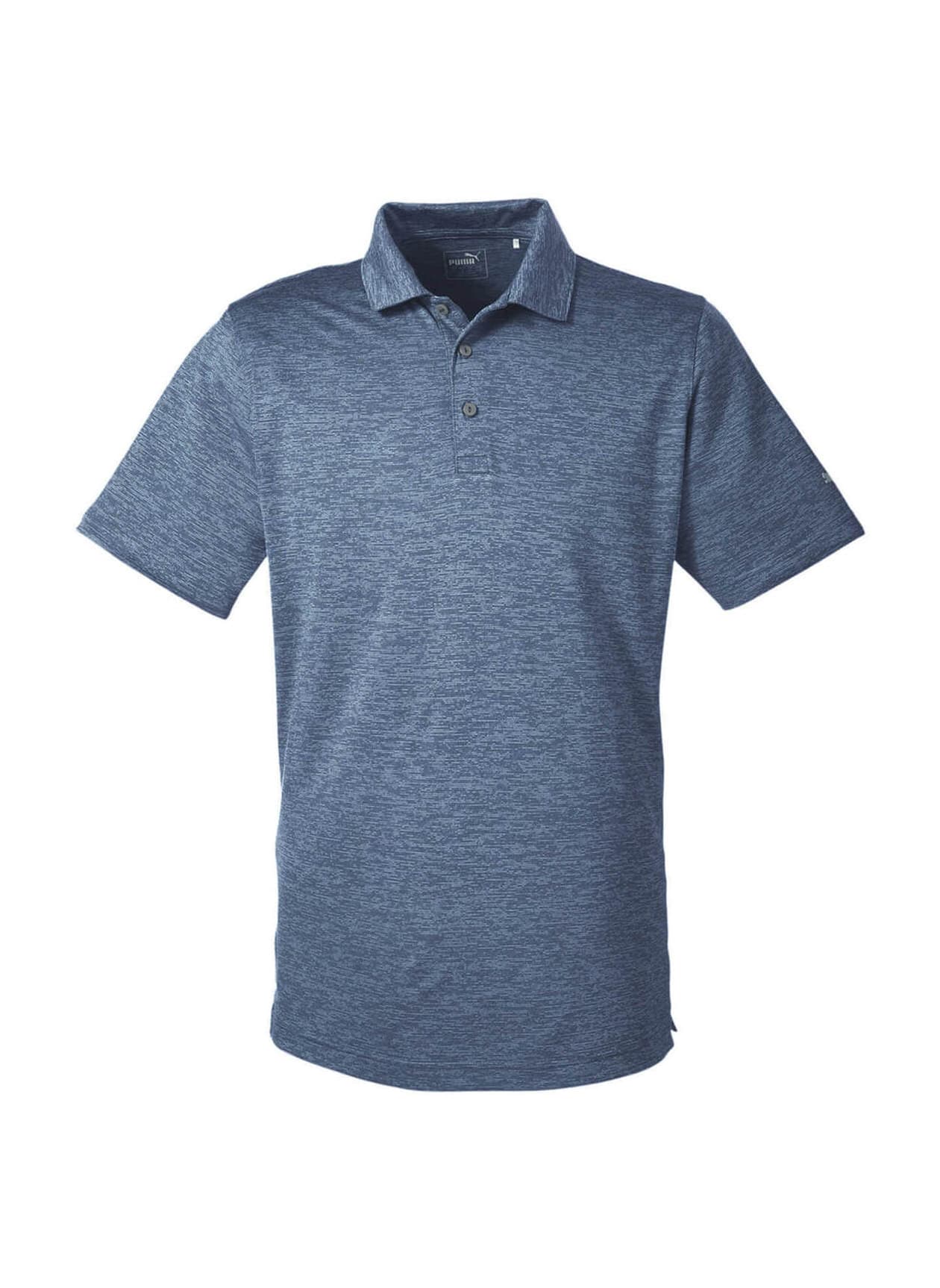 Puma Men's Icon Heather Polo - Navy 3XL