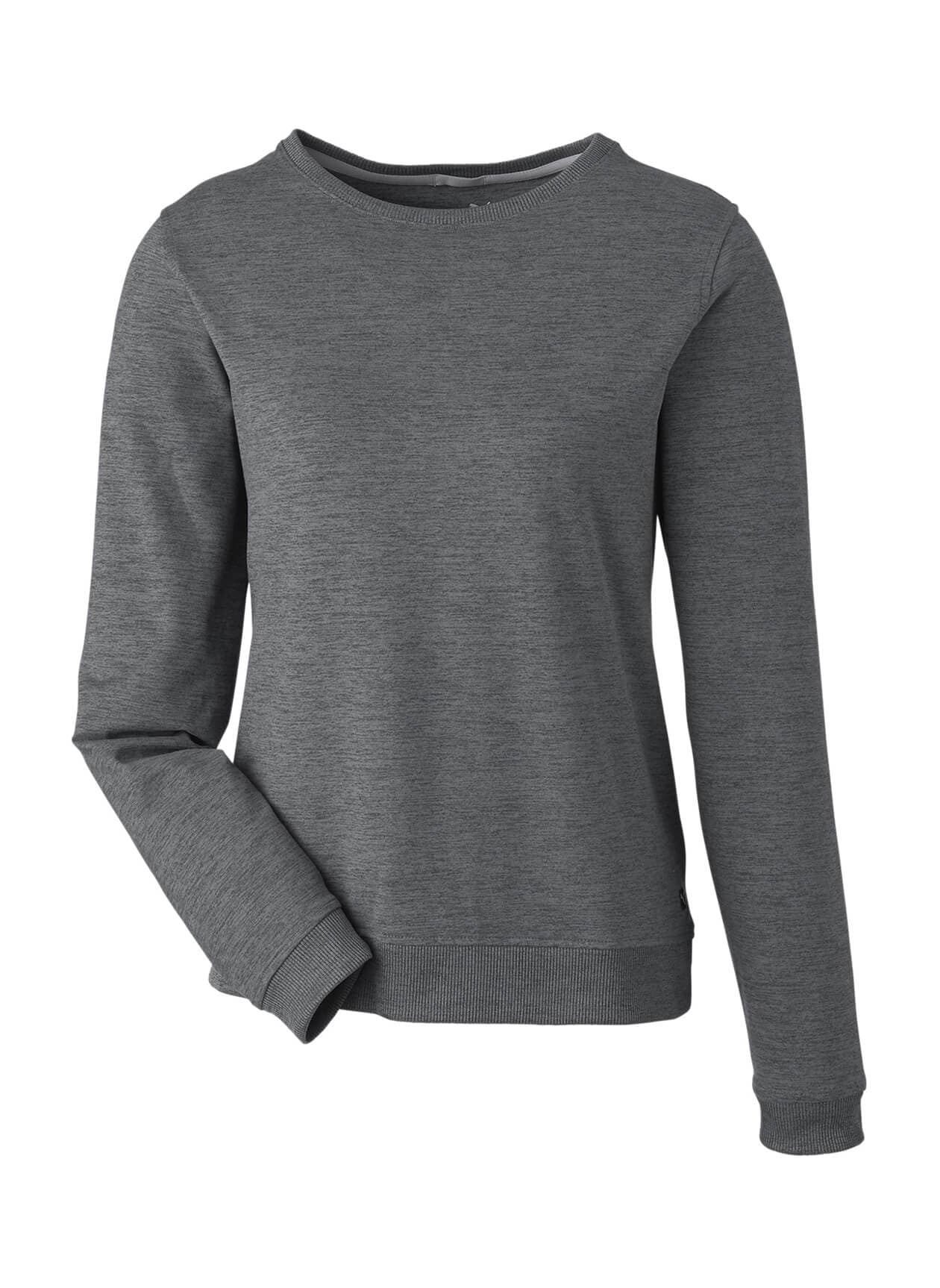 PUMA Women's Cloudspun Crewneck Sweatshirt - Black LG