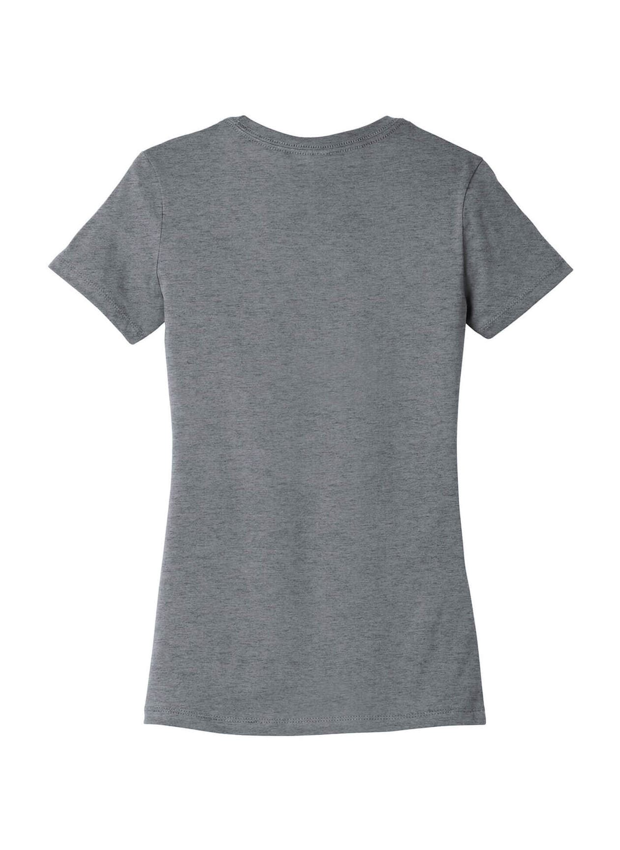Bella + Canvas Women's Slim Fit T-Shirt - Dark Grey LG
