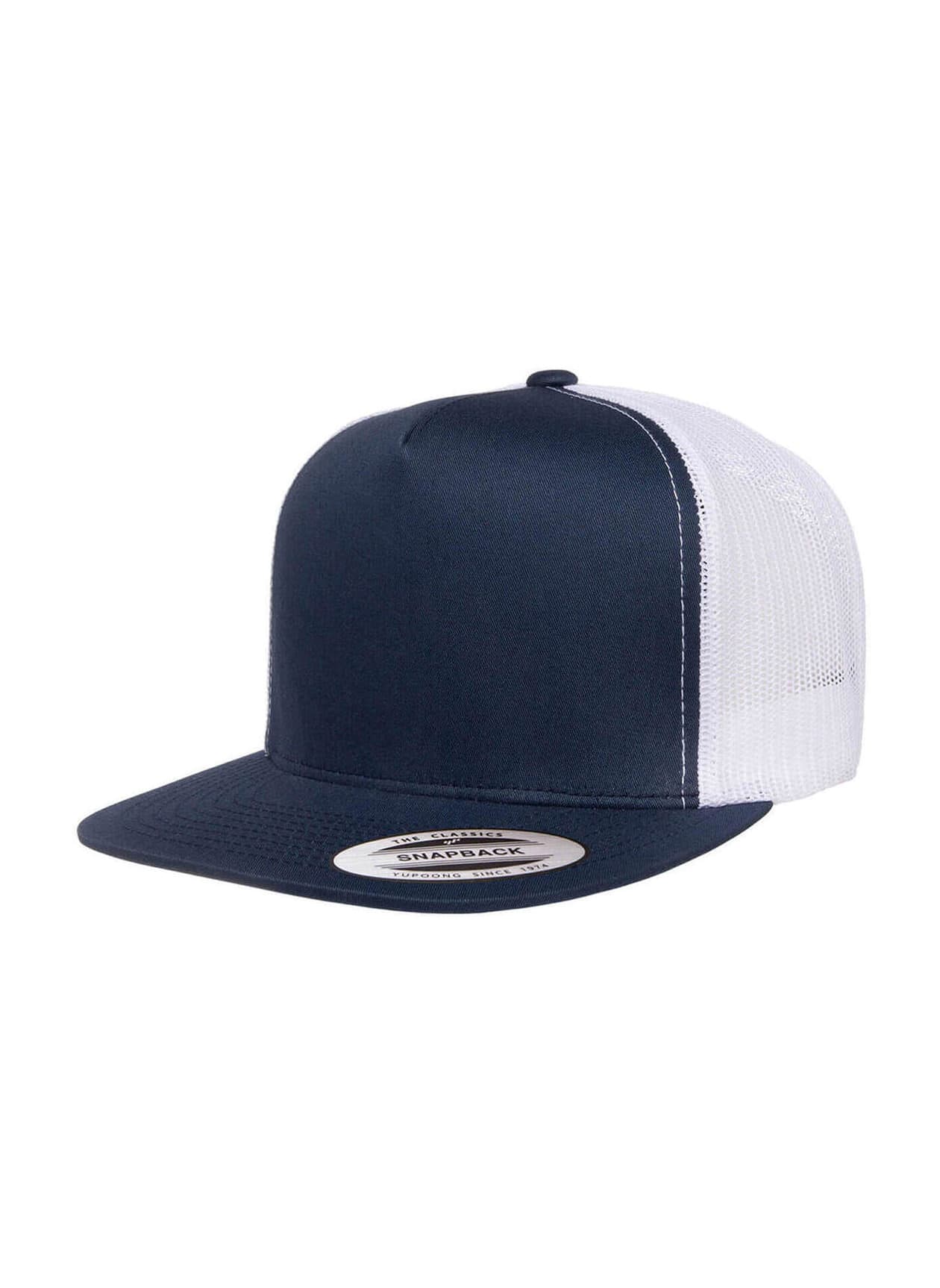 Yupoong 5-Panel Classic Trucker Hat - Navy,White MISC