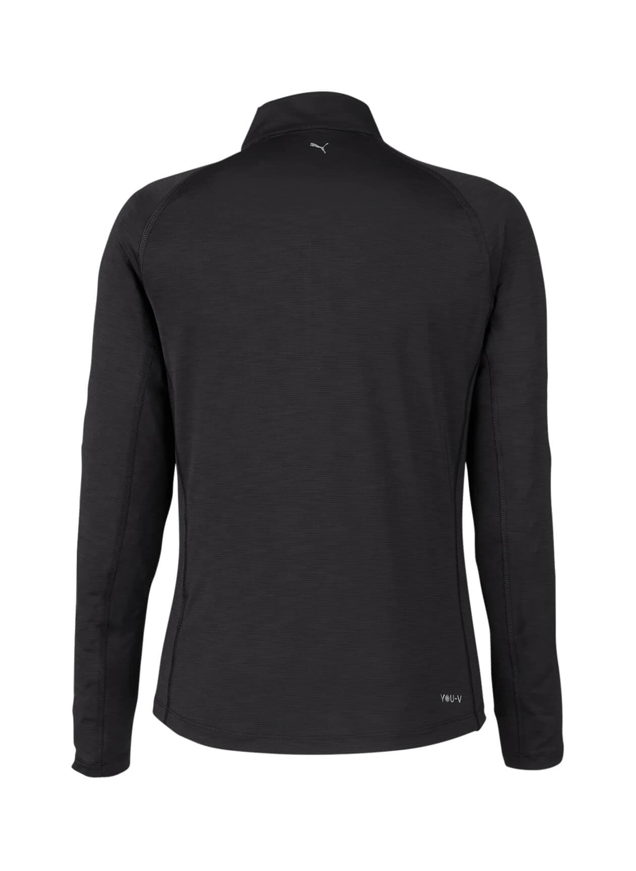 PUMA Women's You-V Quarter-Zip - Black LG
