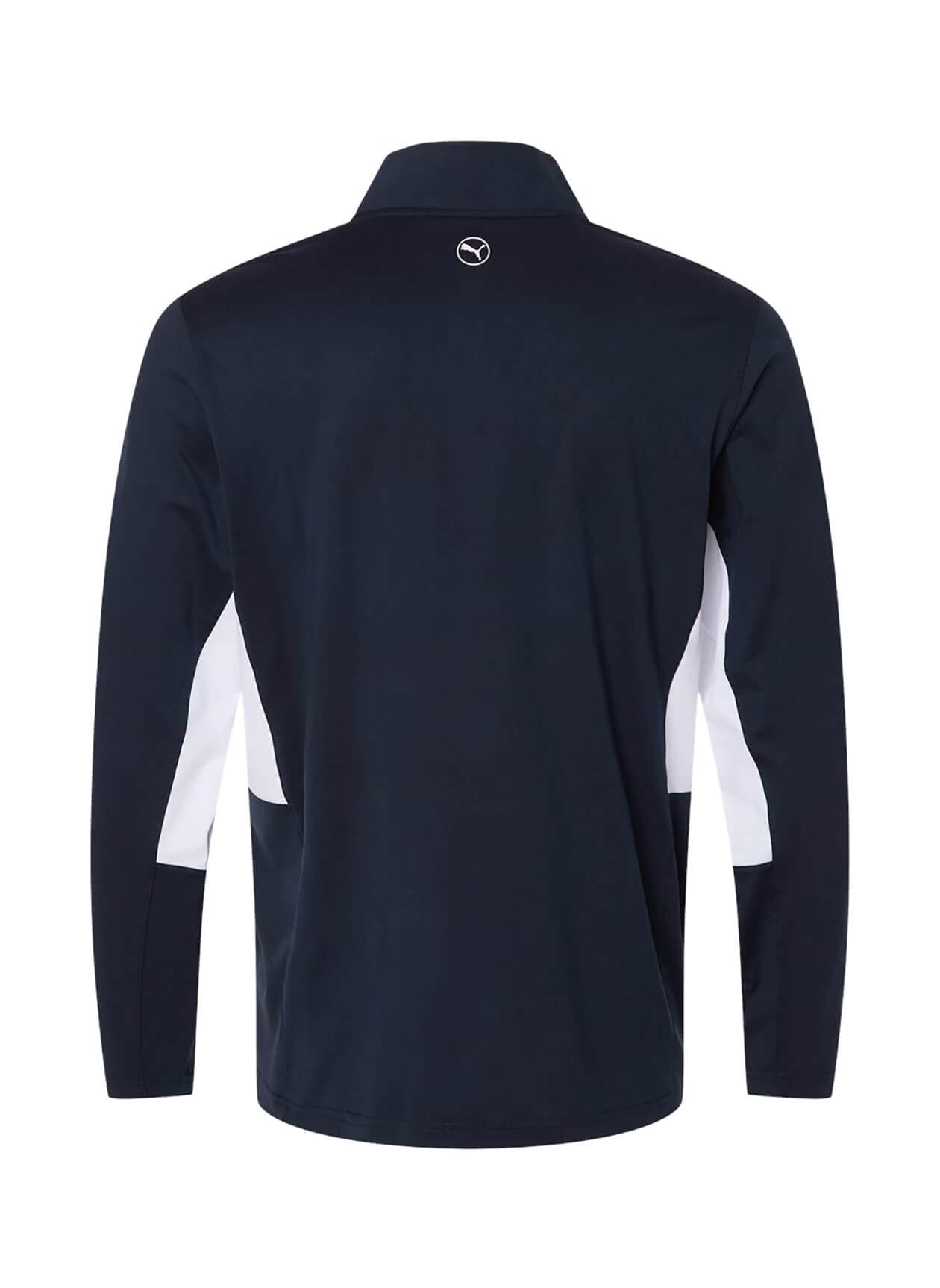 Puma Men's Pure 2.0 Quarter-Zip - Deep Navy / White Glow (DNWG) 3XL