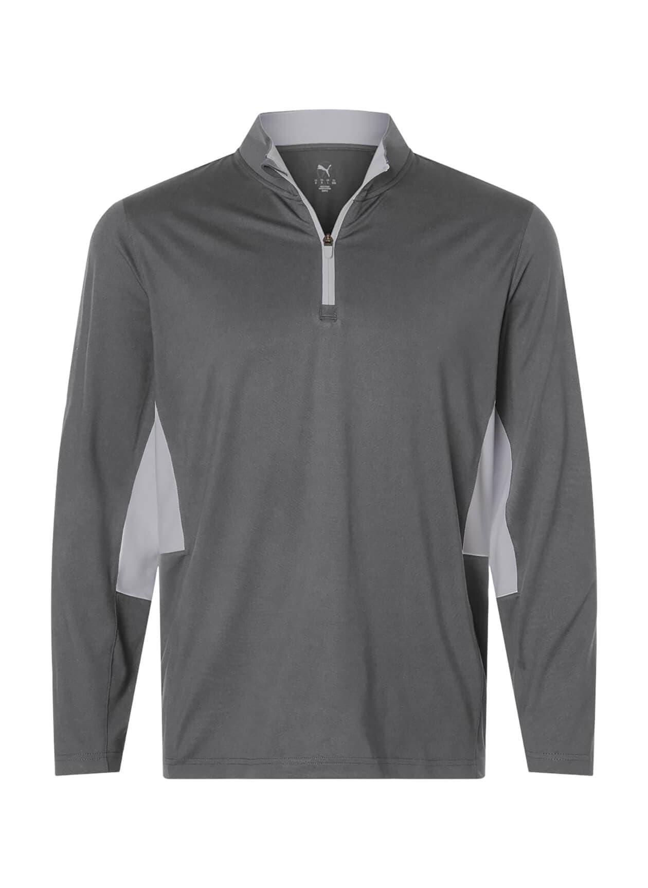 Puma Men's Pure 2.0 Quarter-Zip - Light Grey 3XL