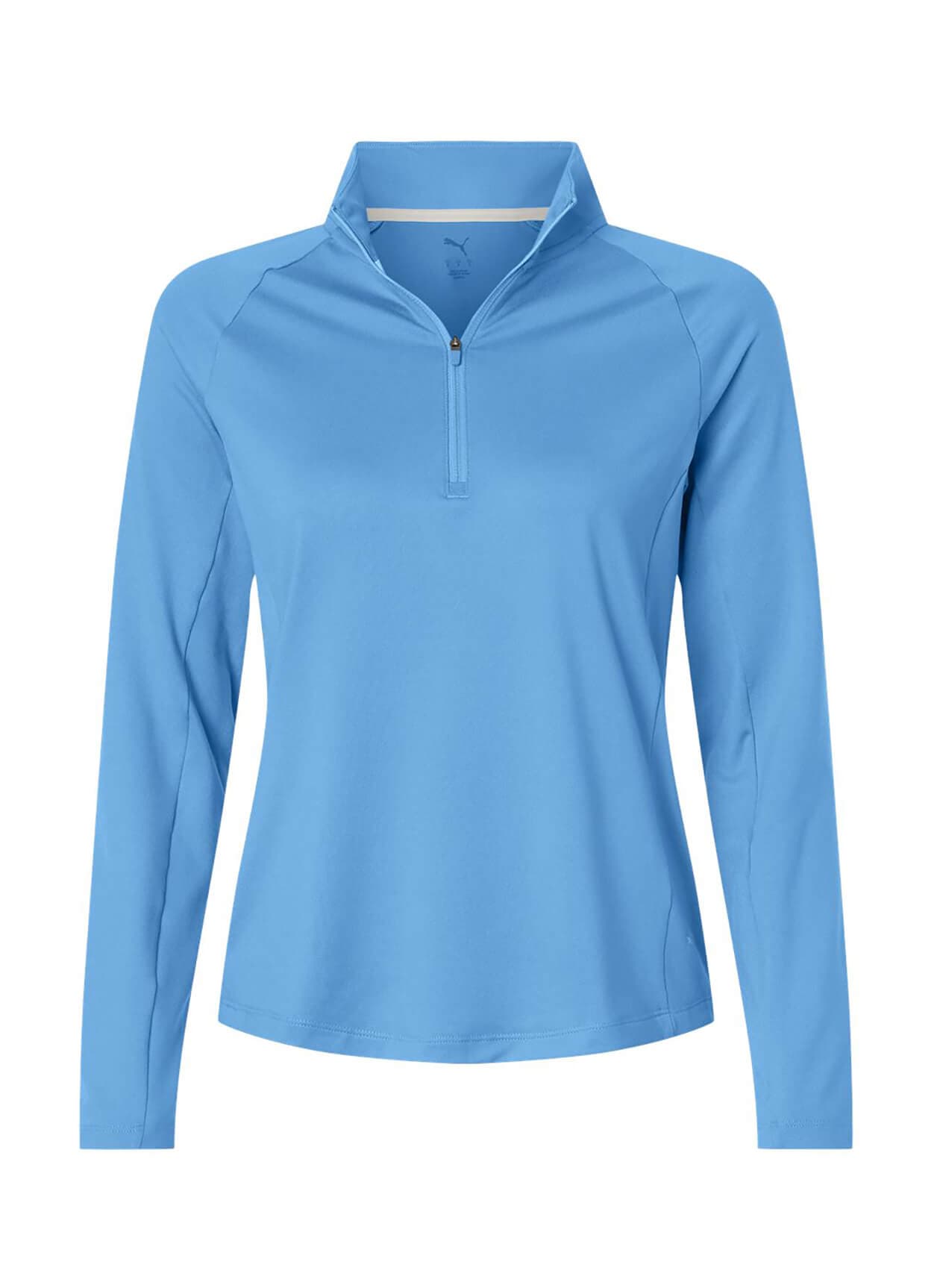 PUMA Women's Pure 2.0 Quarter-Zip - Cyan LG