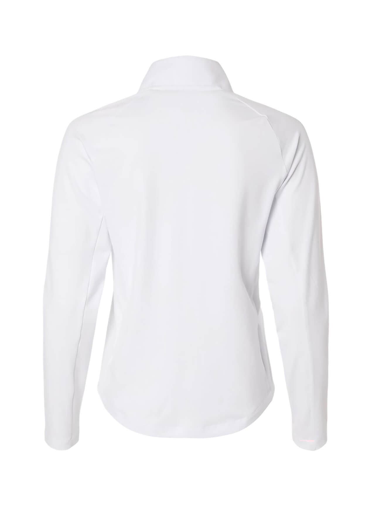 PUMA Women's Pure 2.0 Quarter-Zip - White LG