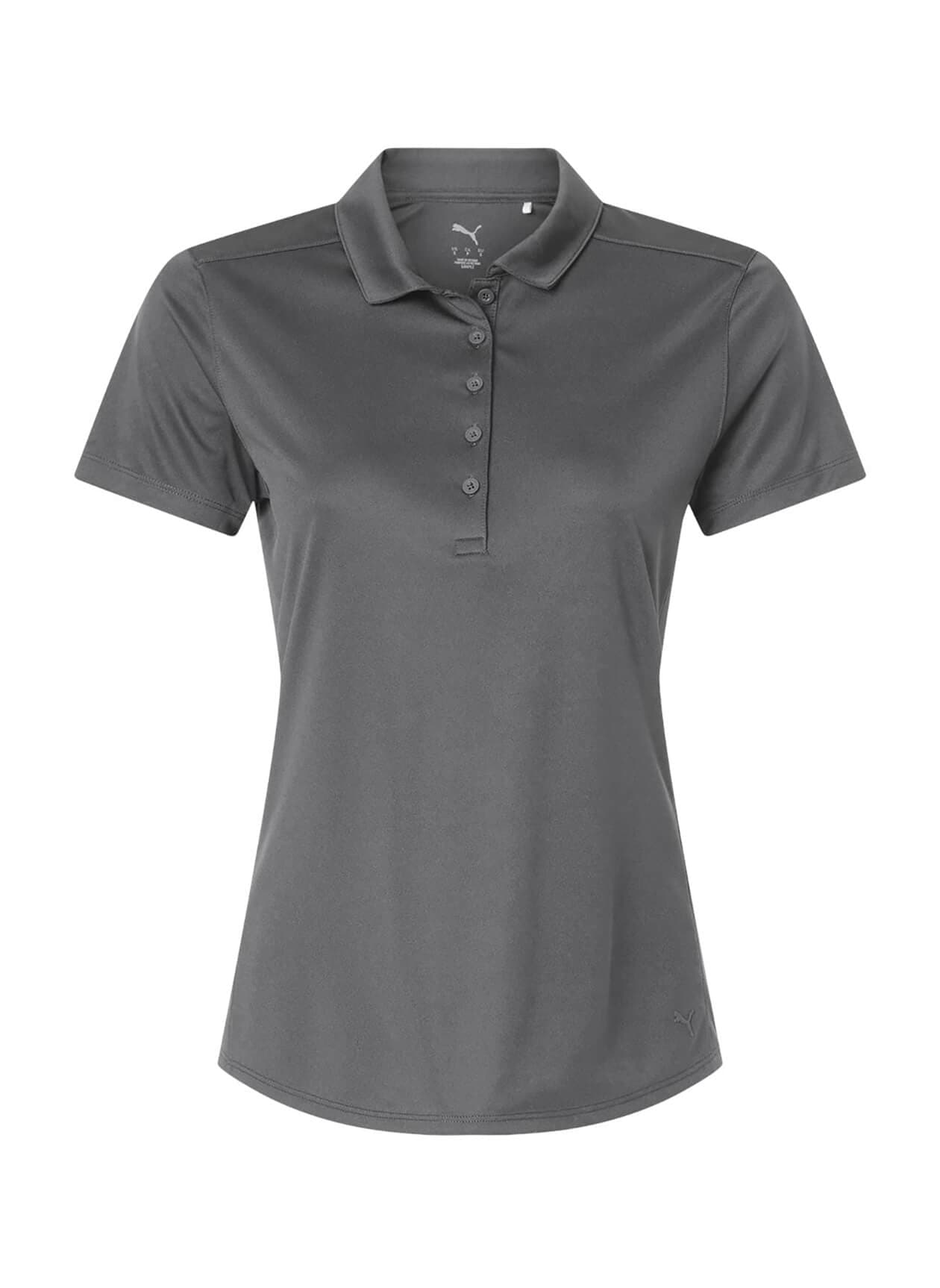 PUMA Womens Pure 2.0 Polo - Dark Grey LG