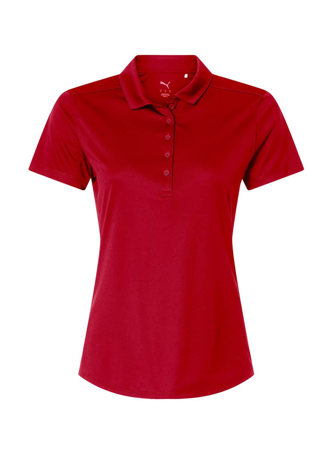 PUMA Womens Pure 2.0 Polo - Strong Red LG