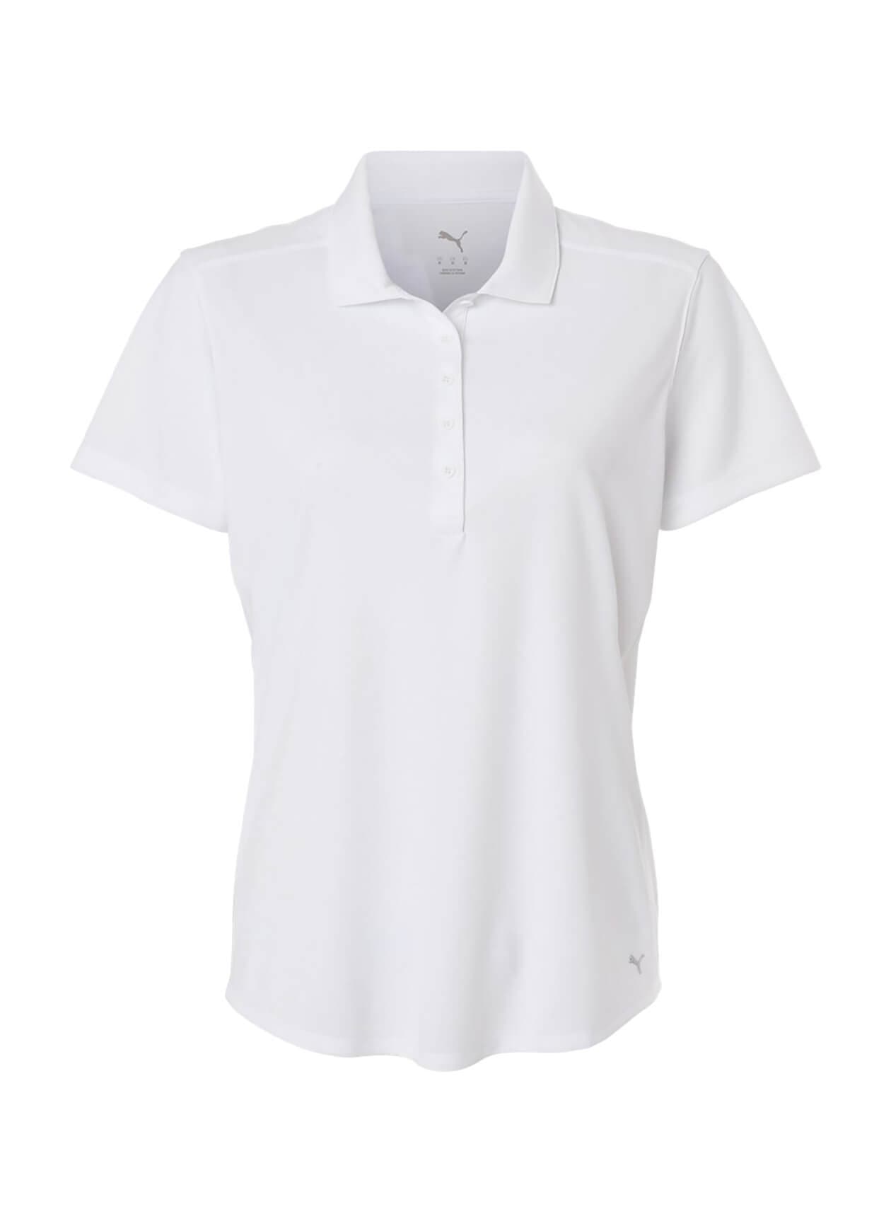 PUMA Womens Pure 2.0 Polo - White LG