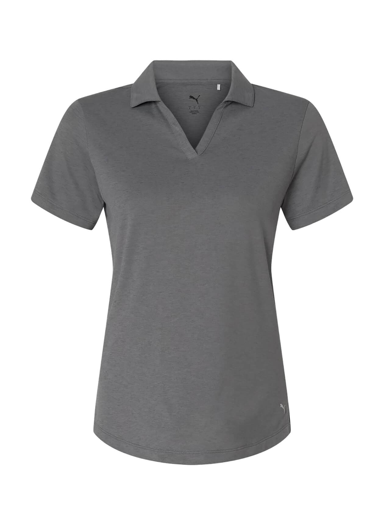 Puma Women's Icon Heather Polo - Light Grey LG