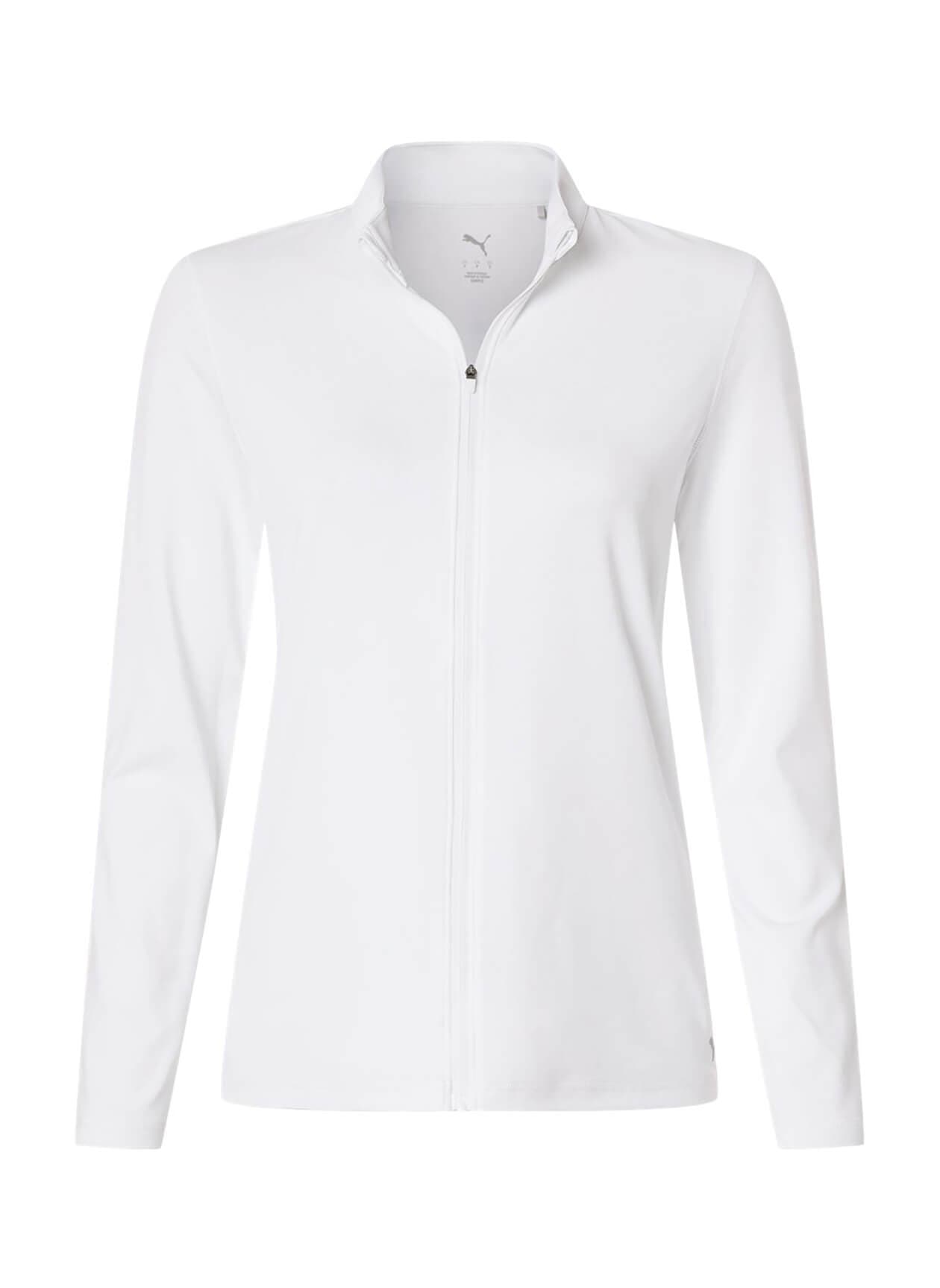 PUMA Women's Icon Full-Zip 2.0 - White LG