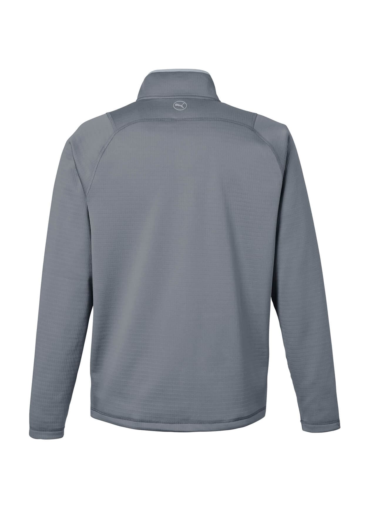 Puma Men's Waffle Fleece Quarter-Zip - Dark Grey 3XL