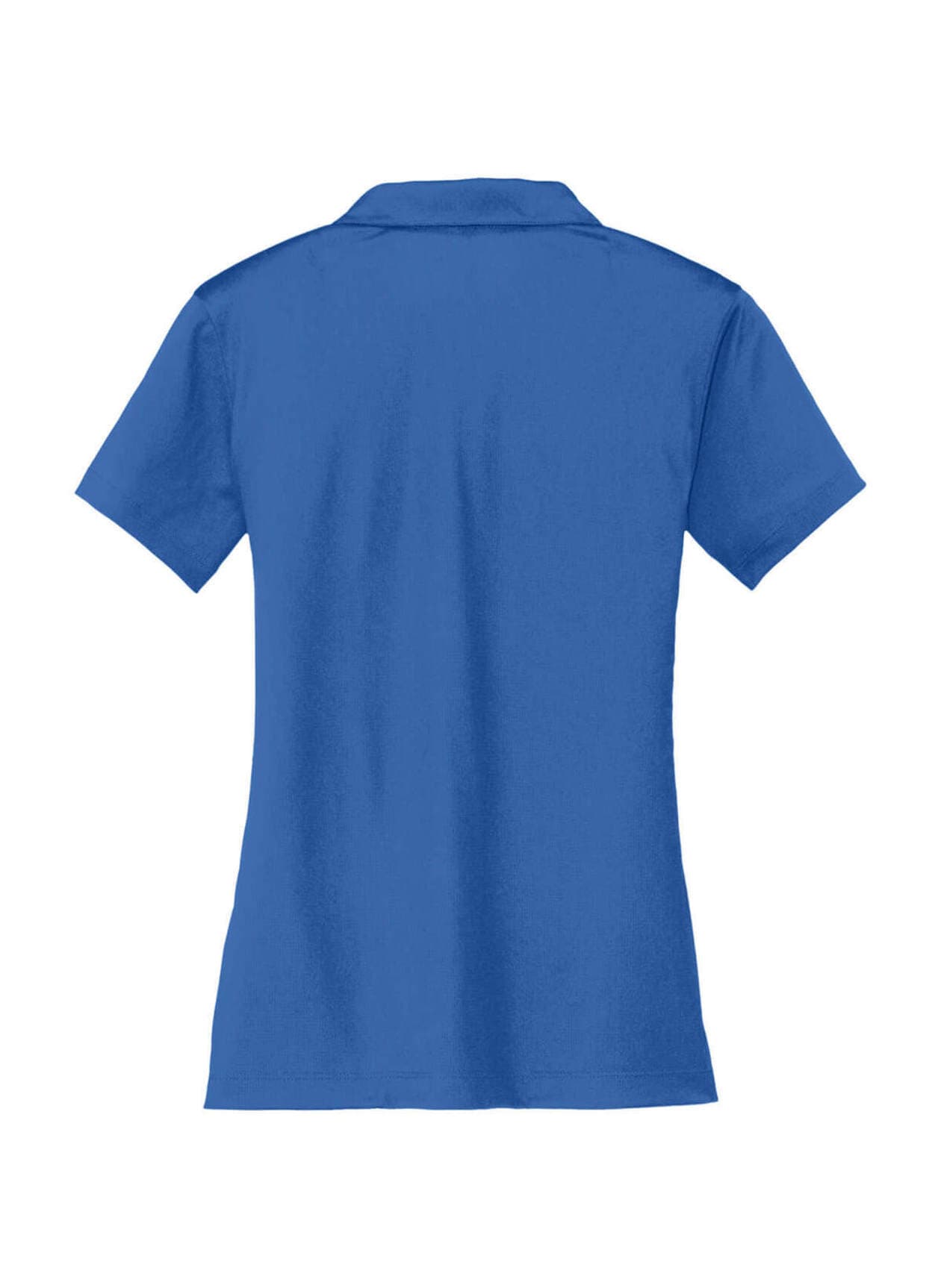 Nike Women's Dri-FIT Vertical Mesh Polo - Gym Blue (BLU) LG