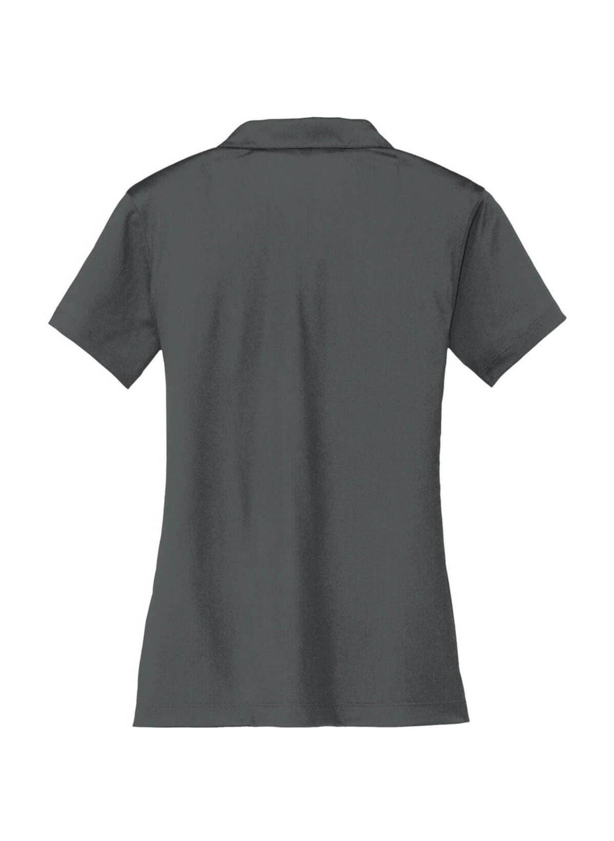 Nike Women's Dri-FIT Vertical Mesh Polo - Anthracite (CHR) LG