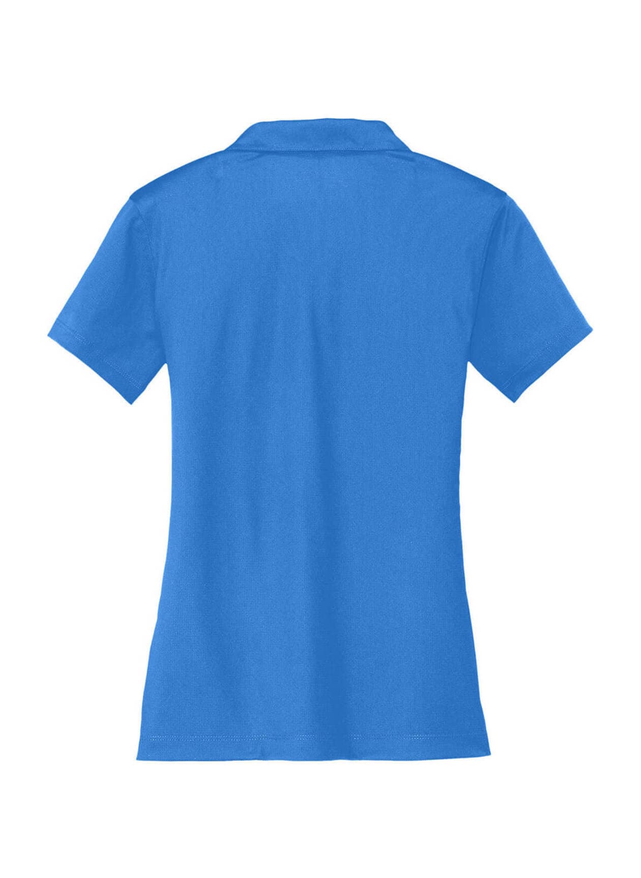 Nike Women's Dri-FIT Vertical Mesh Polo - Brisk Blue (LBL) LG