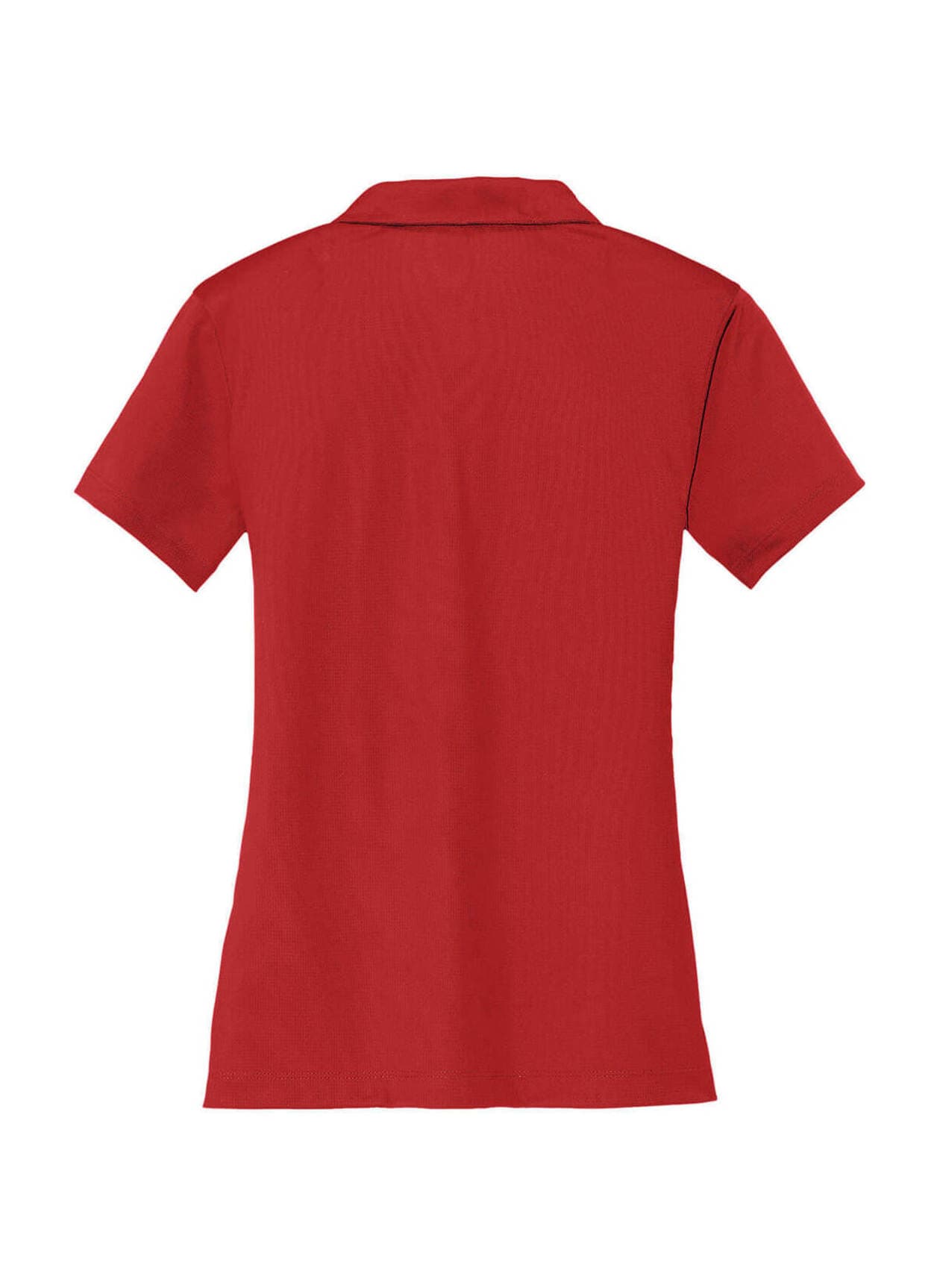 Nike Women's Dri-FIT Vertical Mesh Polo - Red LG
