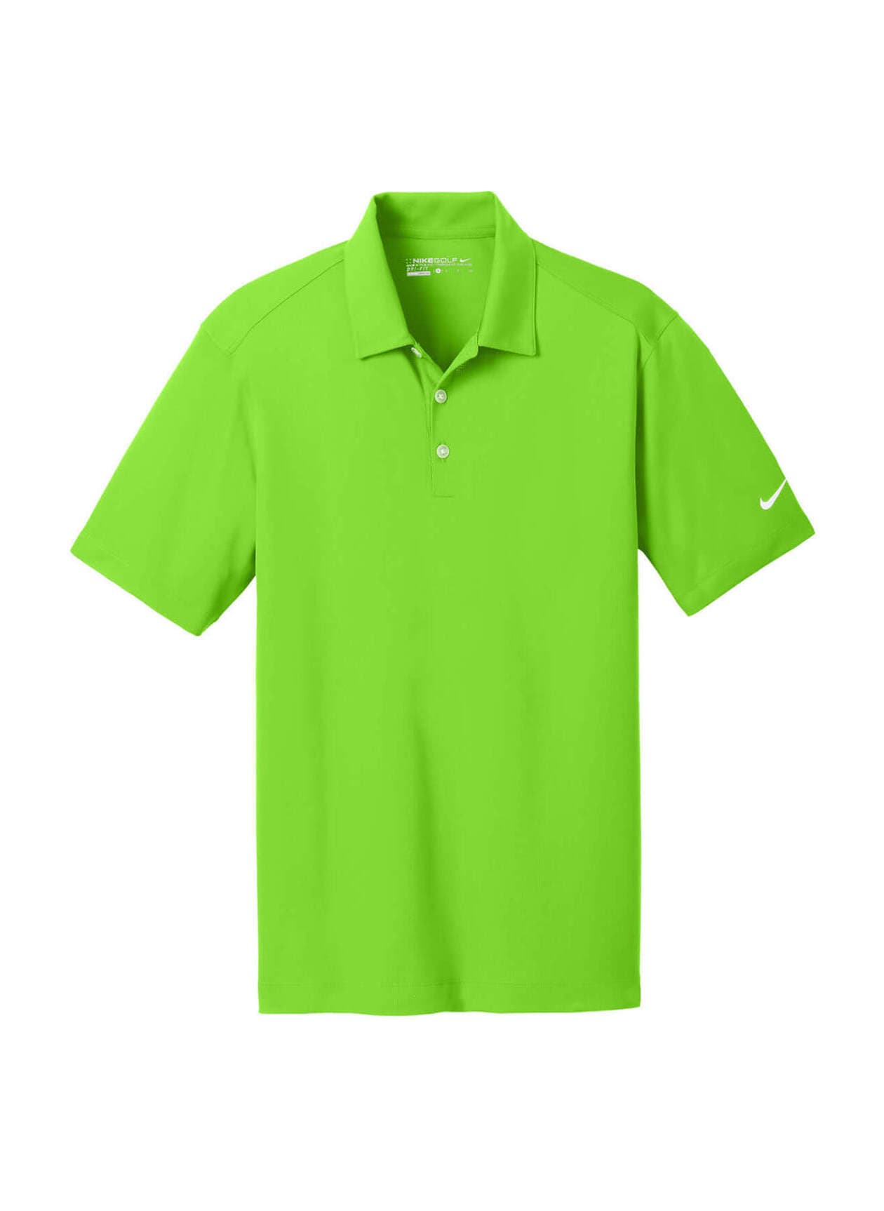 Nike Men's Dri-FIT Vertical Mesh Polo - Green,Yellow 3XL