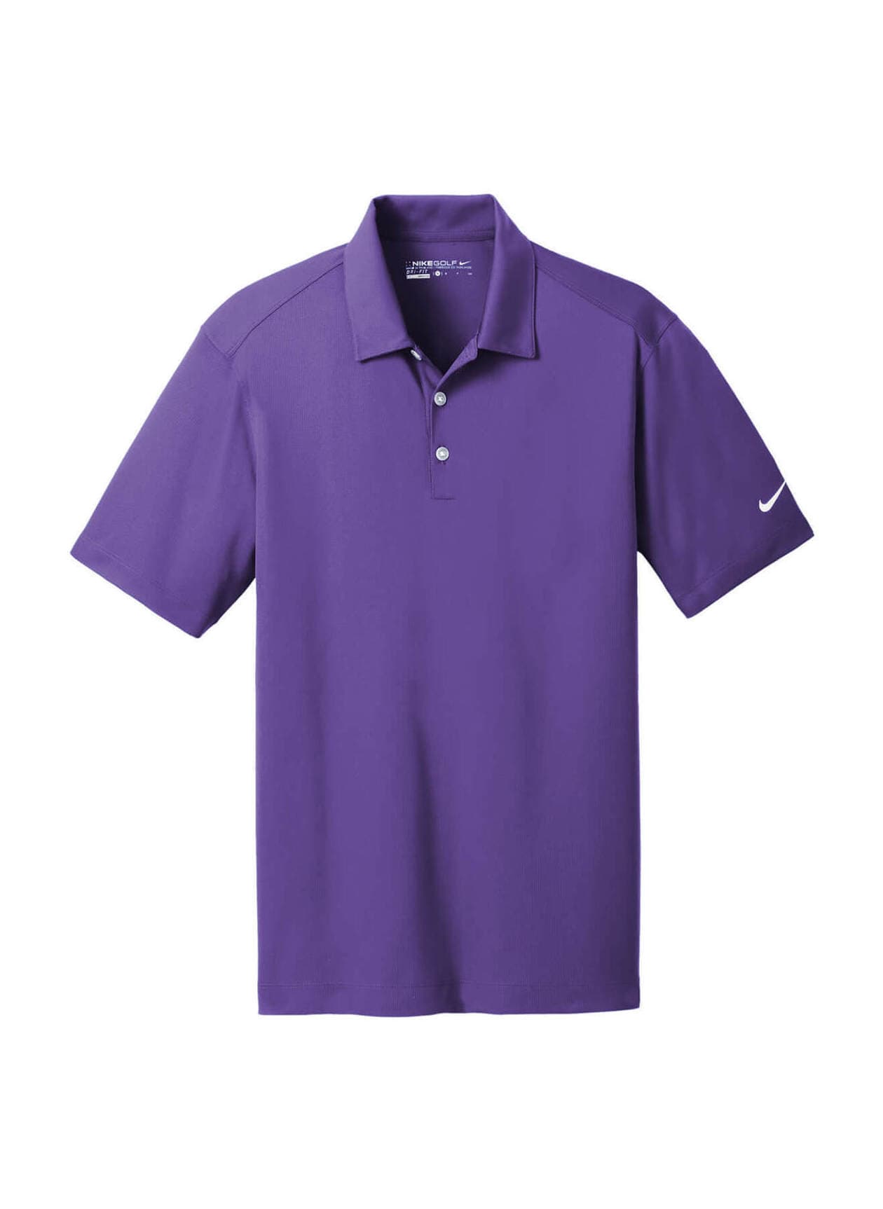 Nike Men's Dri-FIT Vertical Mesh Polo - Purple 3XL