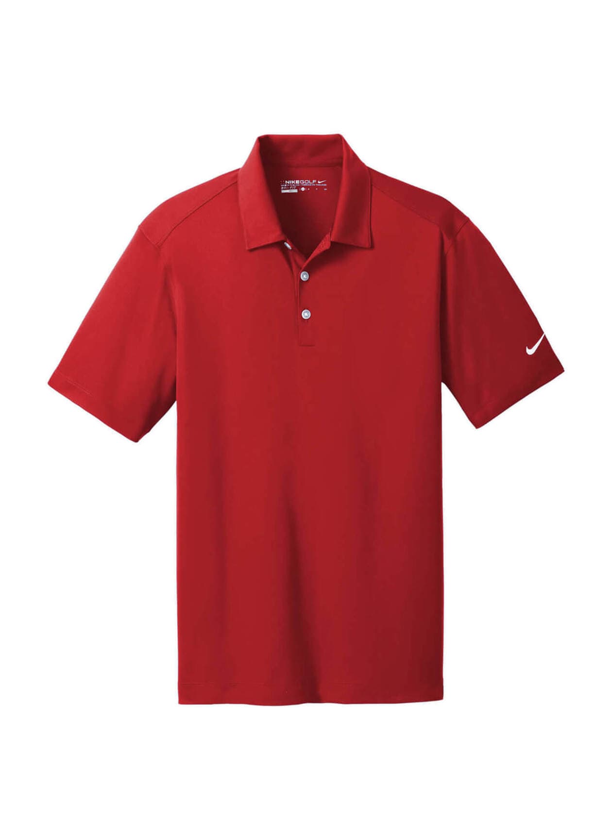 Nike Men's Dri-FIT Vertical Mesh Polo - Red 3XL