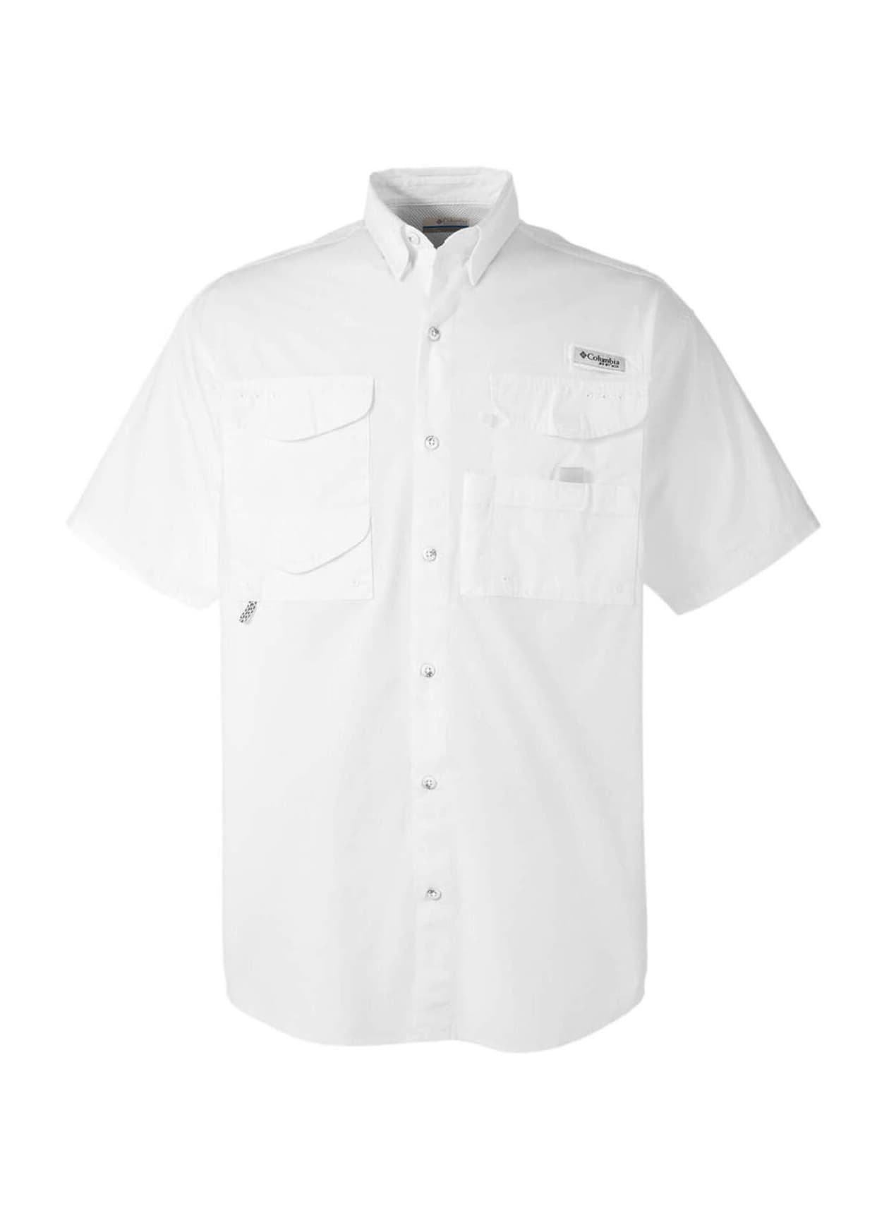 Columbia Men's Bonehead Short-Sleeve Shirt - White 3XL