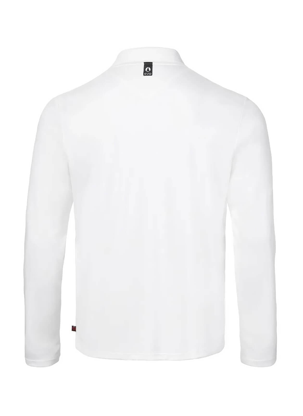Musto Evo Crew Sunblock Long-Sleeve Polo - White 3XL
