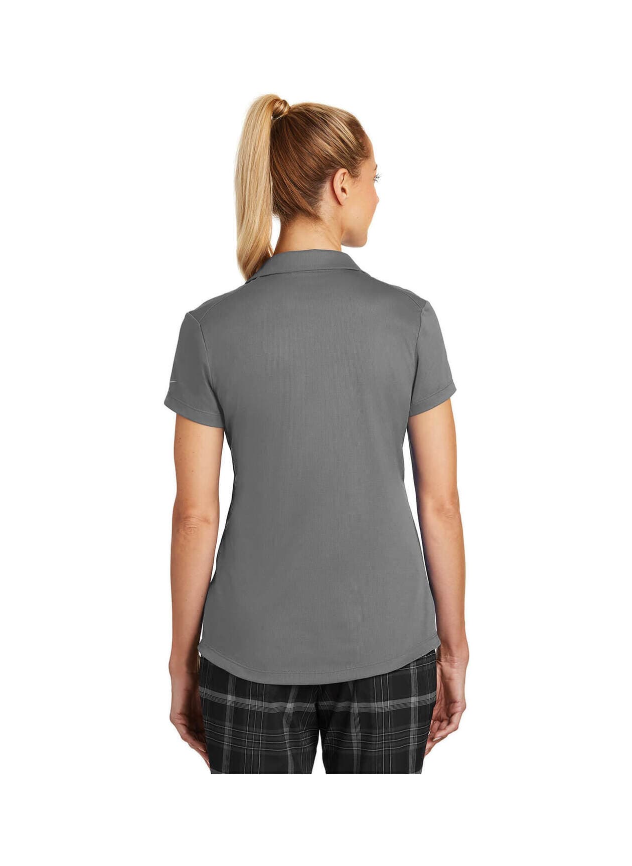 Nike Women's Dri-FIT Legacy Polo - Dark Grey LG