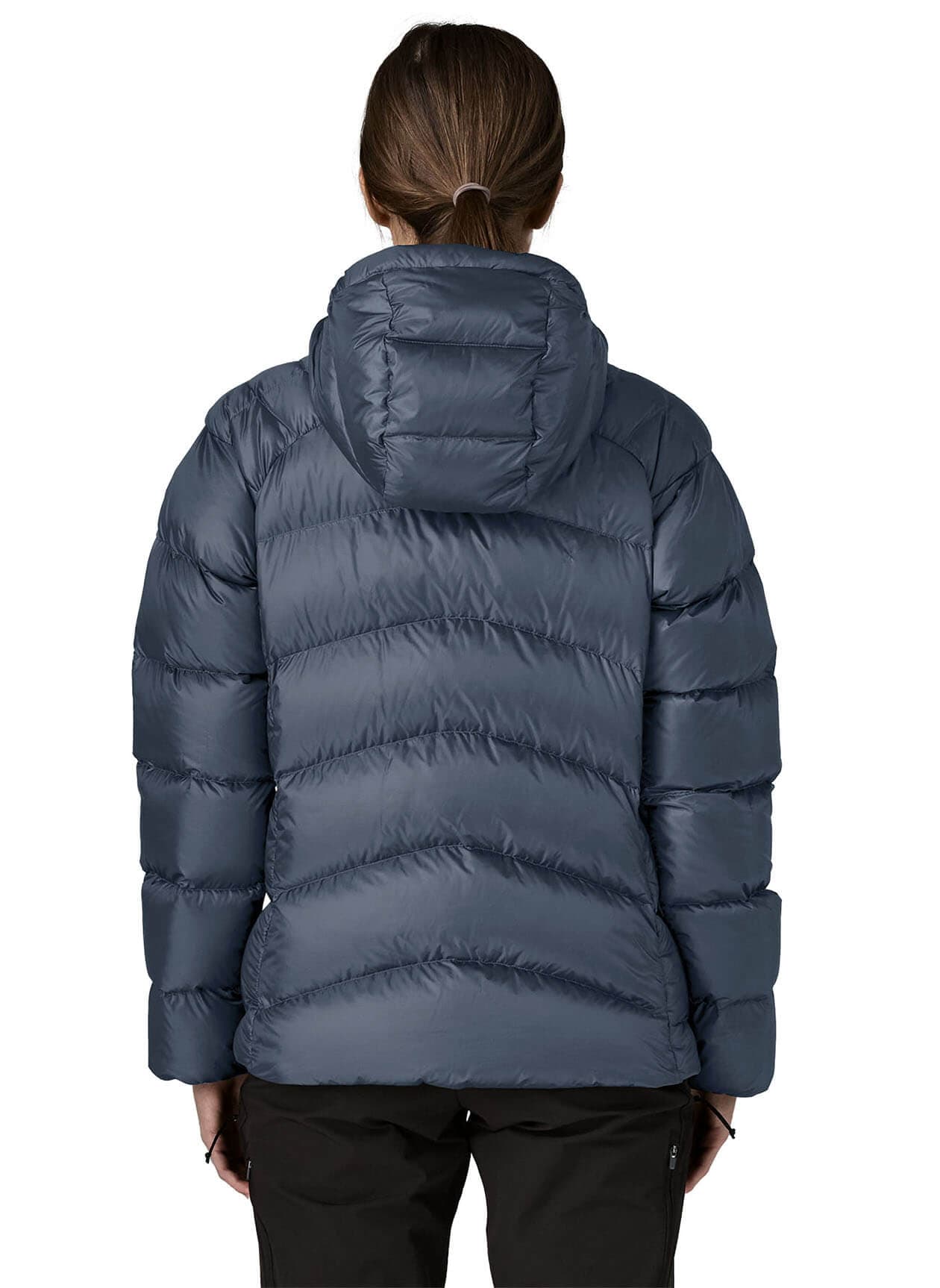 Patagonia Women's Fitz Roy Down Hoody F26 - Navy LG