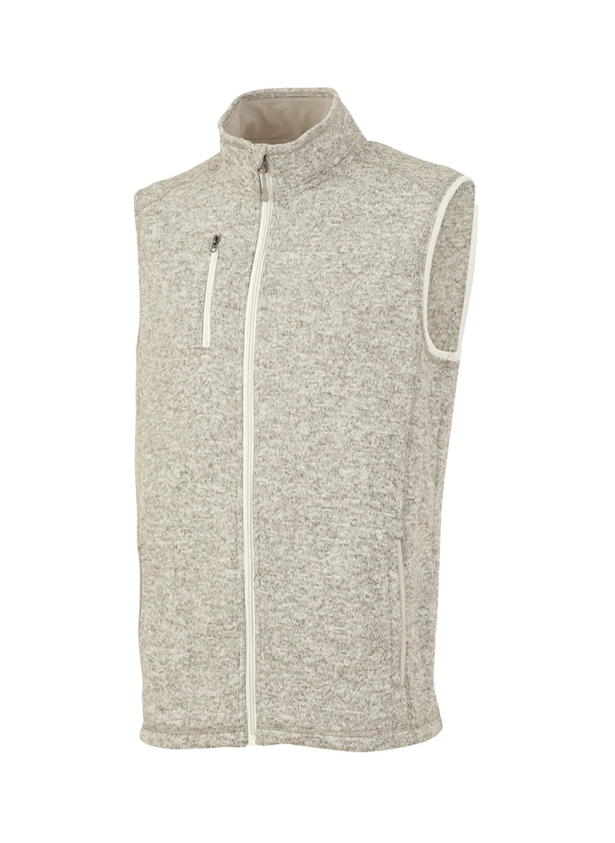Charles River Men's Pacific Heathered Vest - Brown 3XL
