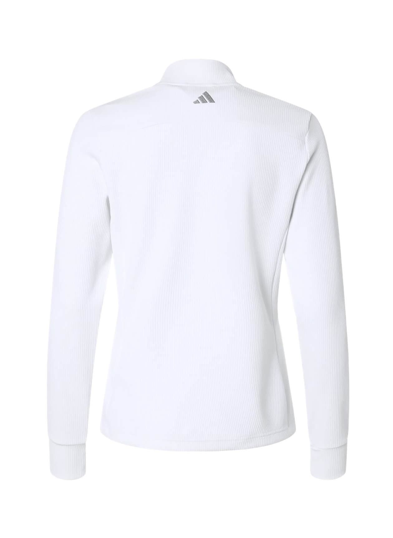 Adidas Women's Performance Textured Jacket - White LG