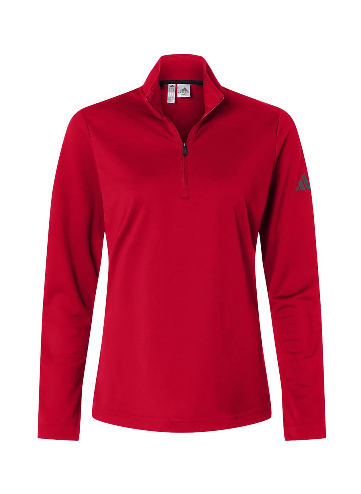 Adidas Women's Lightweight Quarter-Zip F26 - Red 3XL