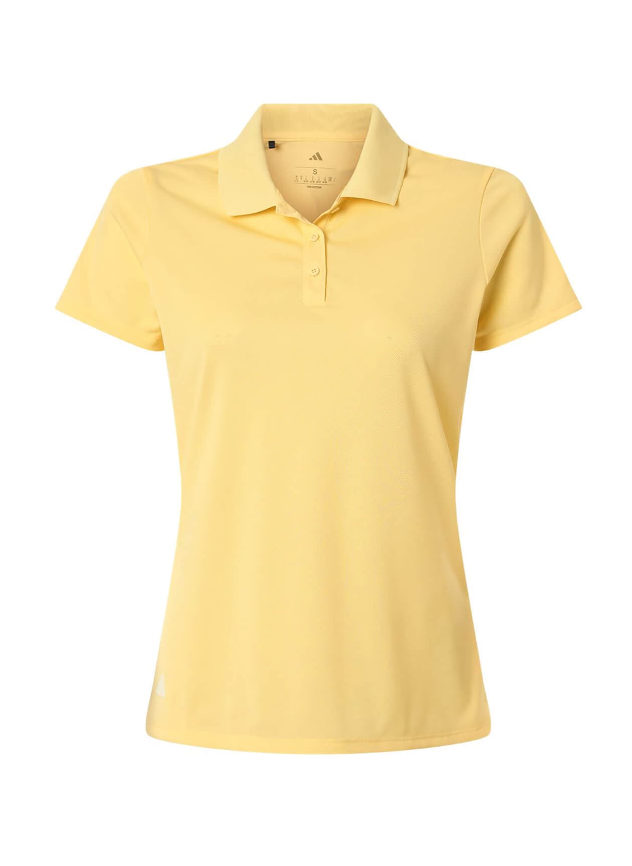 Adidas Women's Basic Sport Polo - Yellow 3XL