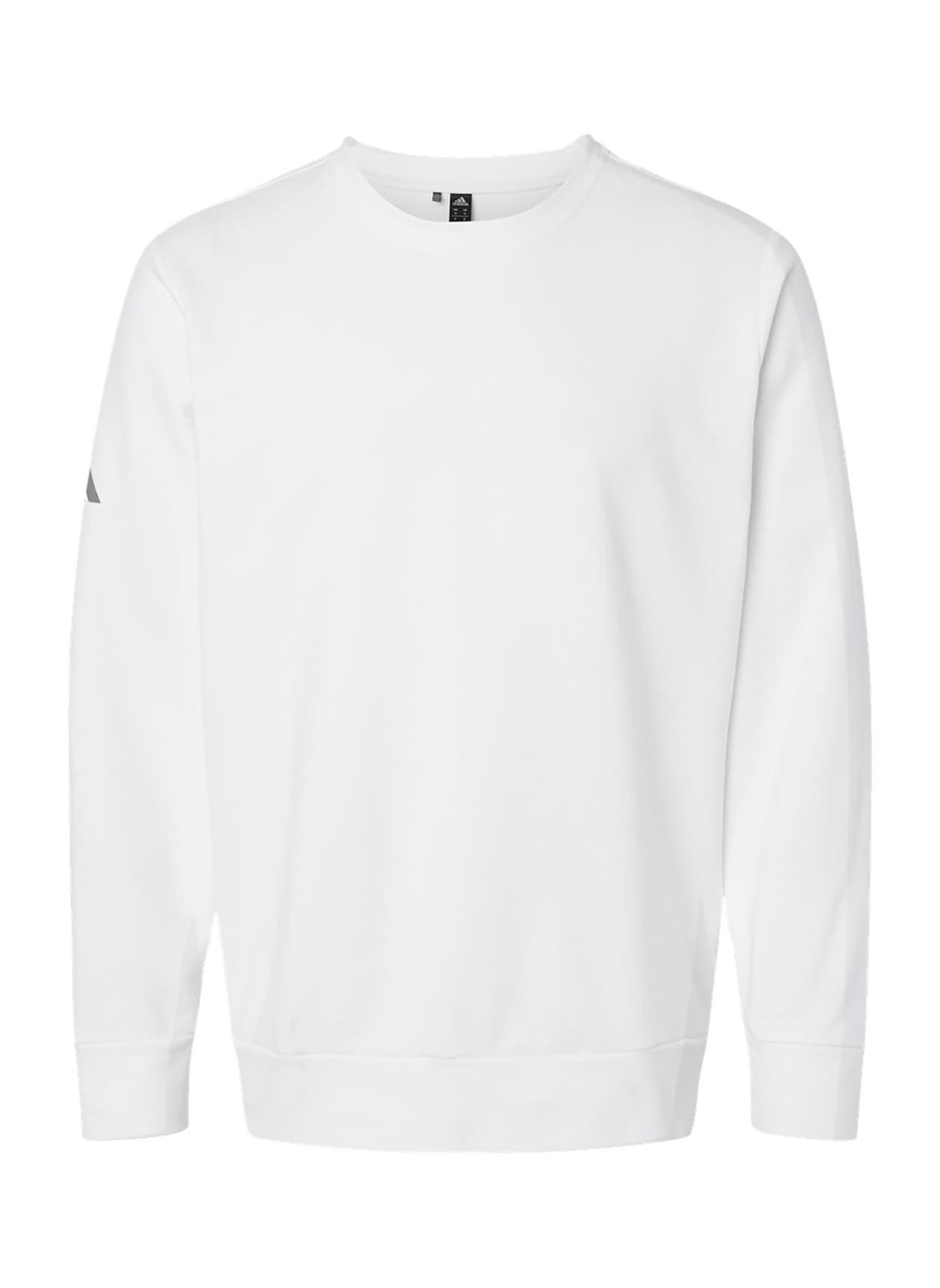 Adidas Men's Fleece Crewneck Sweatshirt - White 3XL