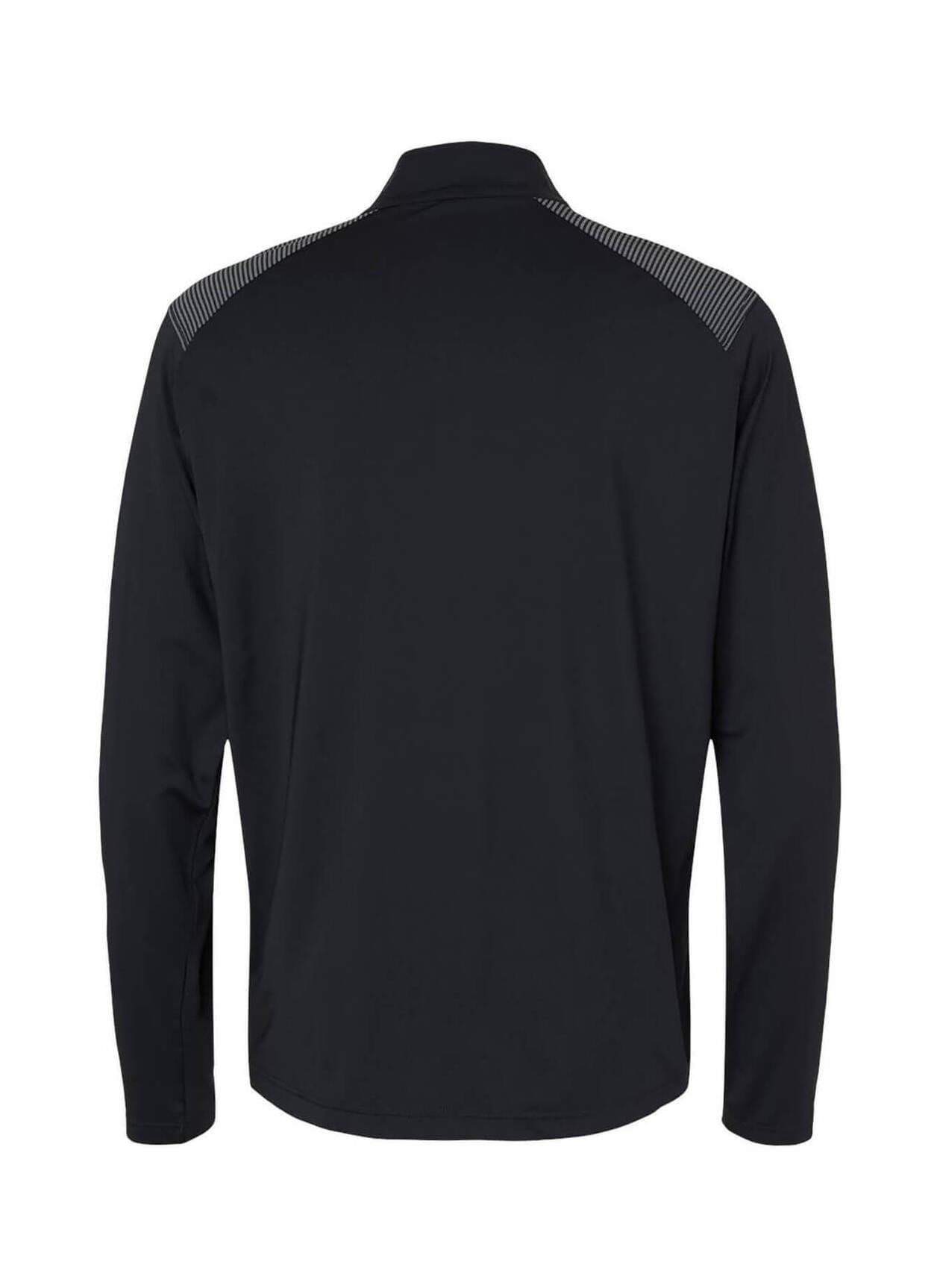 Adidas Men's Shoulder Stripe Quarter-Zip - Black 3XL