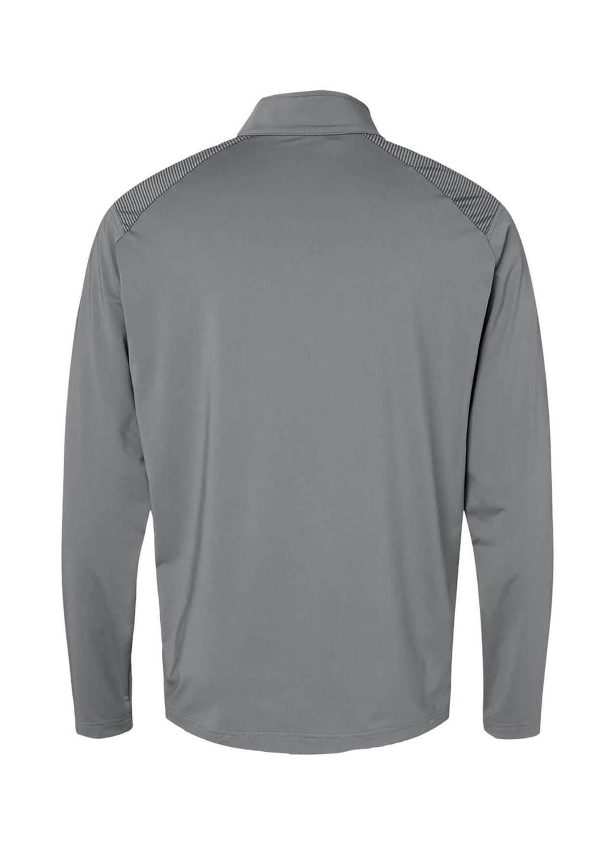 Adidas Men's Shoulder Stripe Quarter-Zip - Dark Grey 3XL