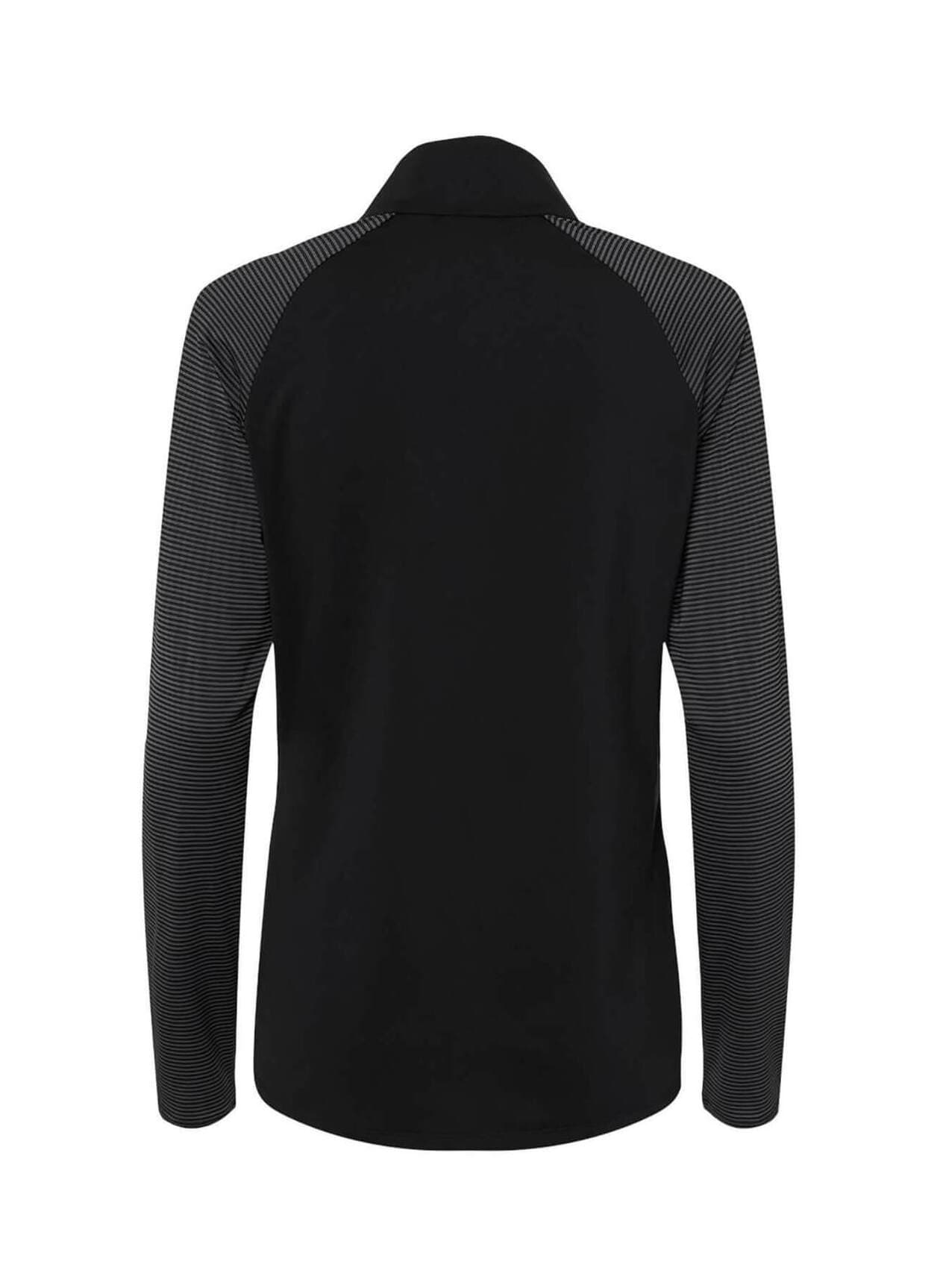 Adidas Women's Stripe Block Quarter-Zip - Black 3XL
