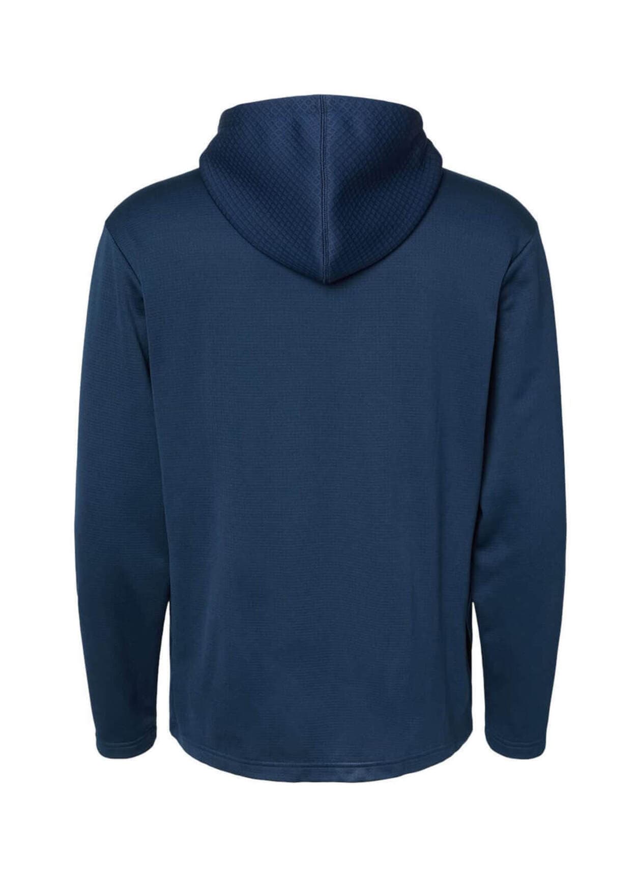 Adidas Men's Textured Mixed Media Hooded Sweatshirt - Navy 3XL