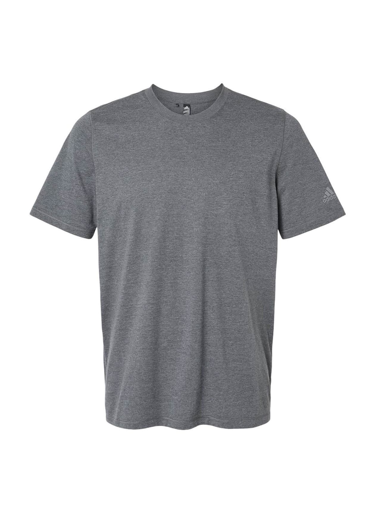 Adidas Men's Blended T-Shirt - Dark Grey Heather (DGH) 3XL