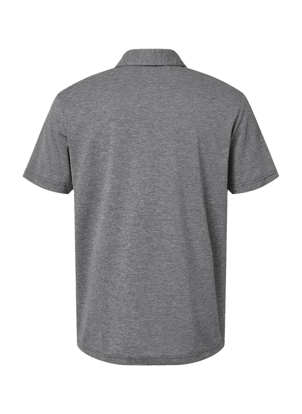 Adidas Men's Heathered Polo - Black 3XL