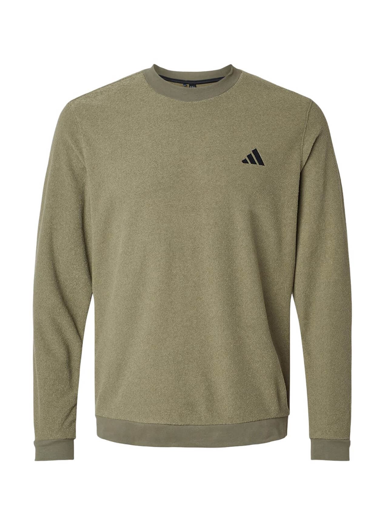 Adidas Men's Crewneck Sweatshirt - Green 3XL