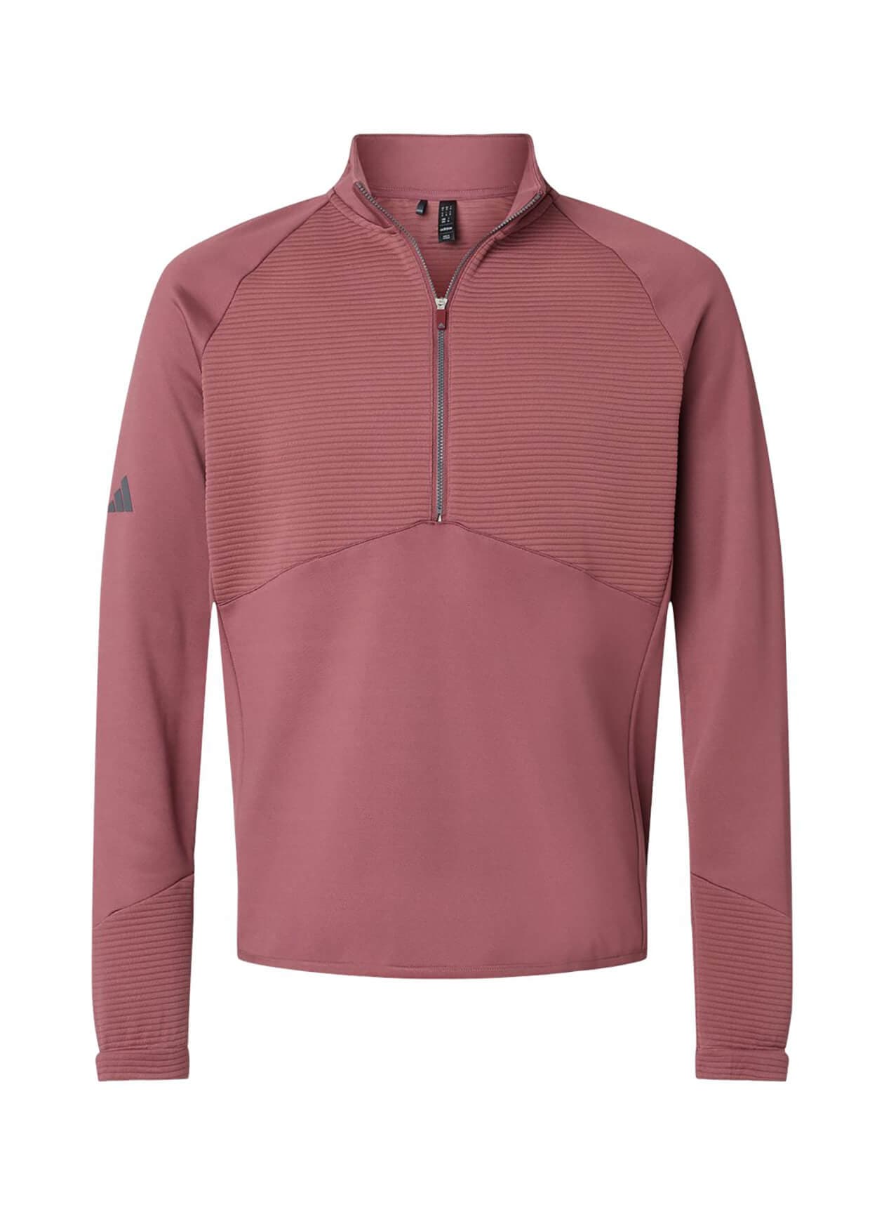Adidas Men's Quarter-Zip Pullover - Red 3XL