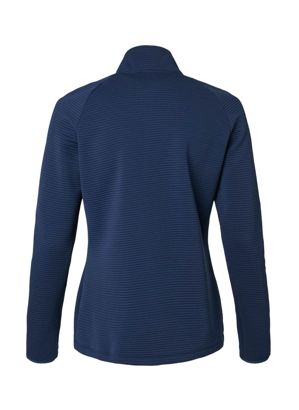 Adidas Women's Spacer Quarter-Zip Pullover - Navy 3XL