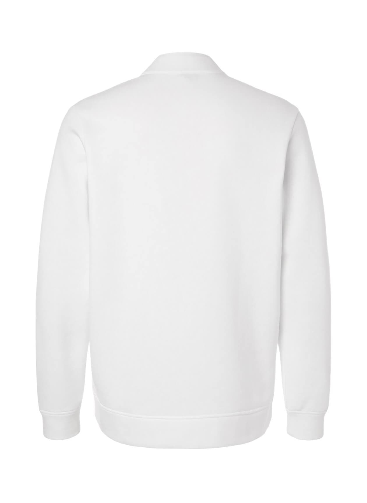 Adidas Men's Elevated Fleece Quarter-Zip Pullover - White 3XL