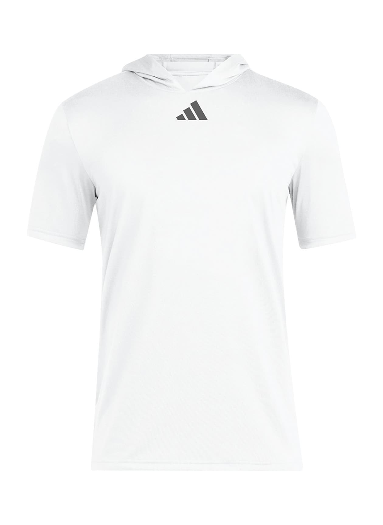Adidas Men's Short-Sleeve Hoodie - White 3XL