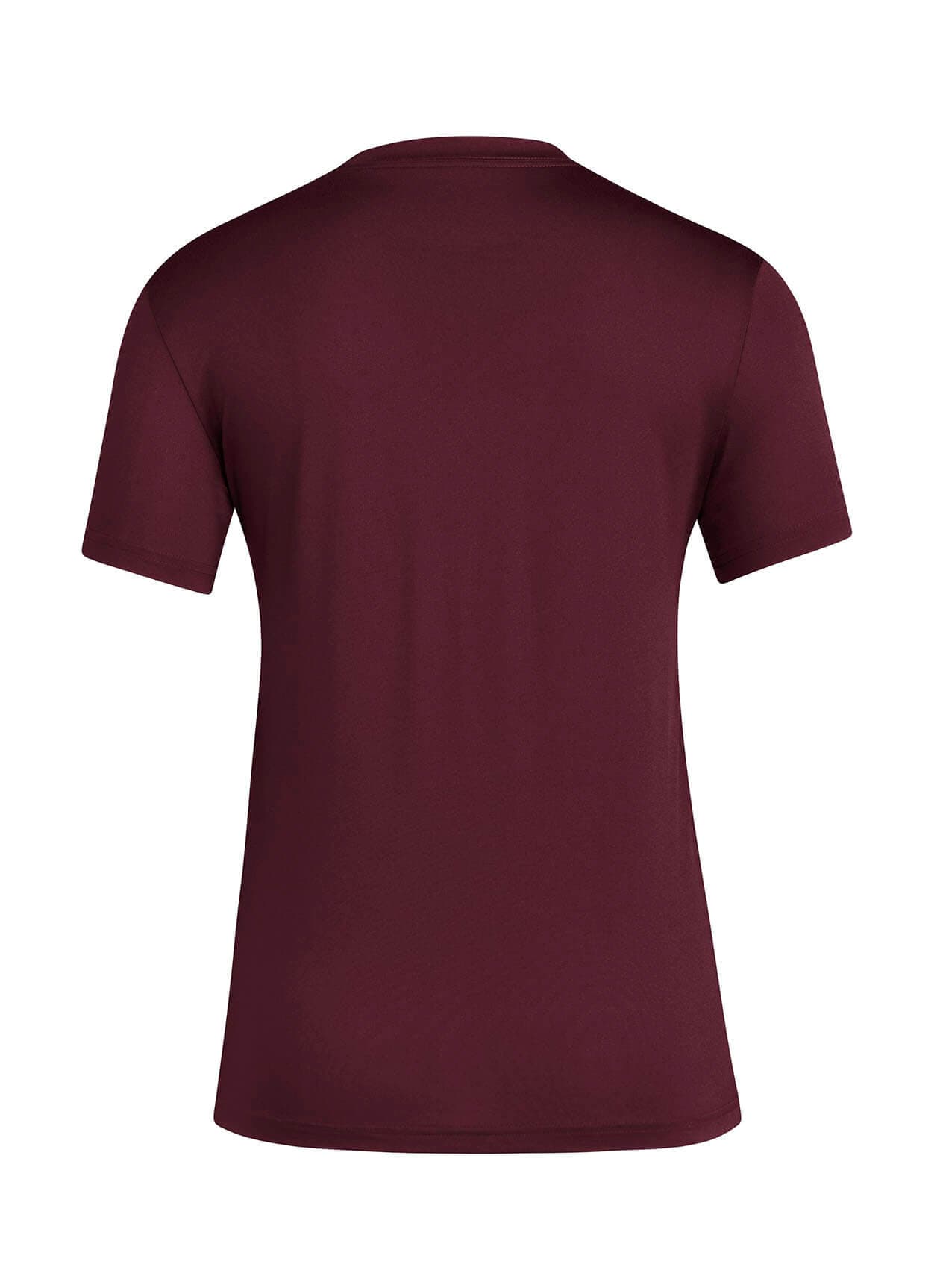 Adidas Women's Pregame T-Shirt - Team Maroon / White (JX4506) 3XL