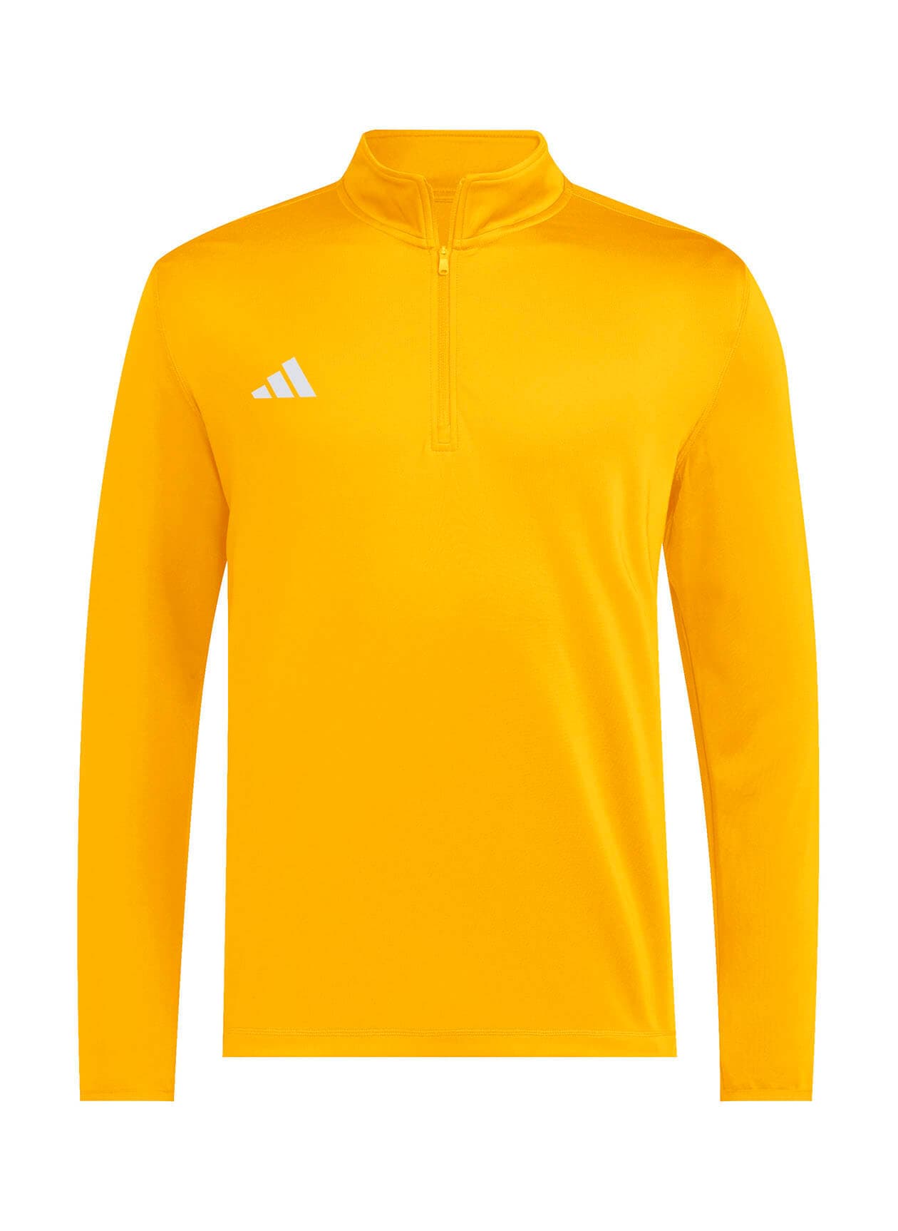 Adidas Men's Team 3-Stripes Quarter-Zip - Yellow LG